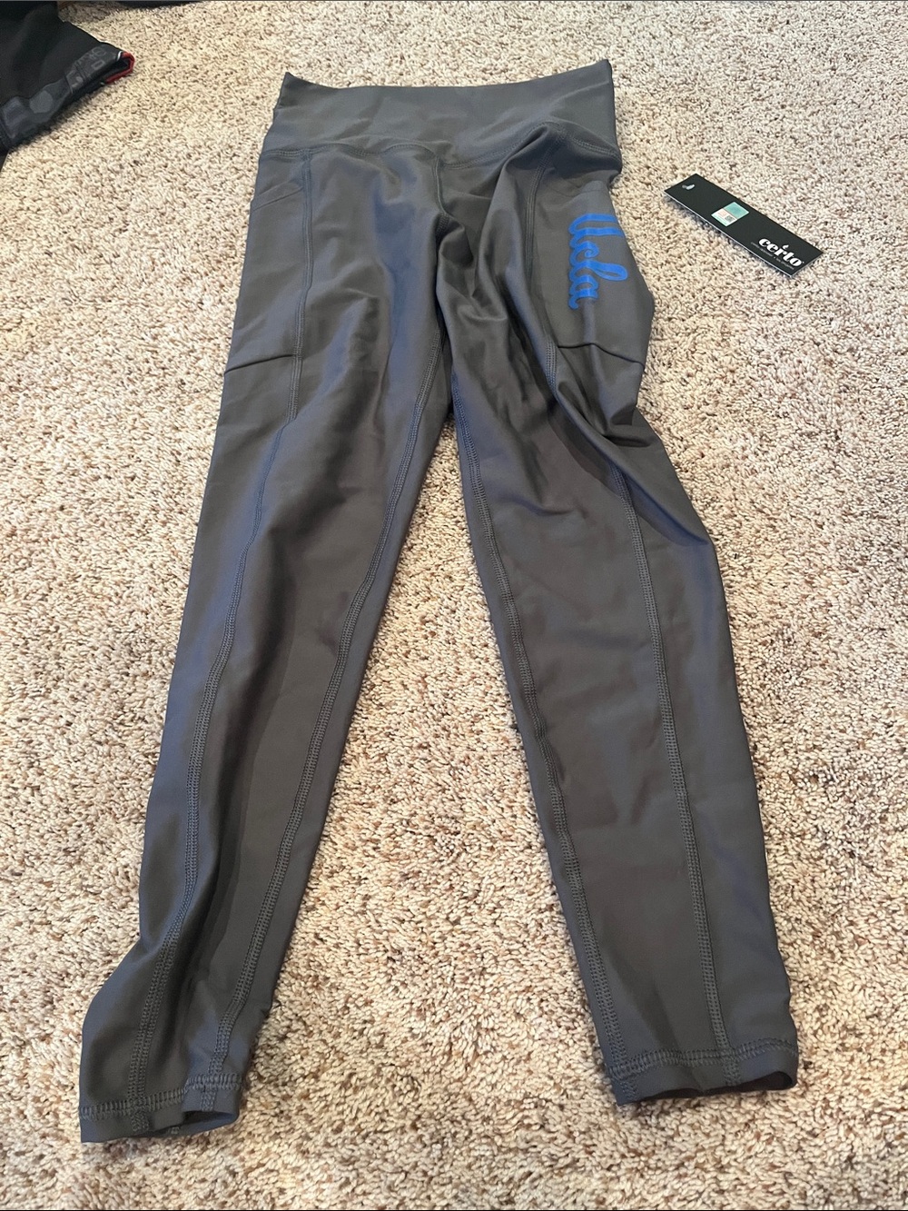 Certo Women’s Gray Leggings with Blue UCLA Logo